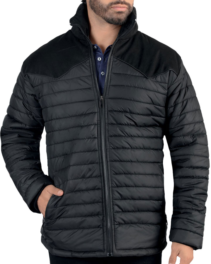 Chamarra columbia sales negra hombre