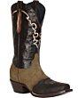 BOTA RODEO EDICIÓN LIMITADA EL GENERAL EDL-RD-2 PIEL CRAZY COLOR CHOCOLATE