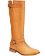 Botas Camperas Altas De Mujer Color Miel WD 11-465