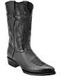 Botas Vaqueras Imitación Venado Negras WD 11-242