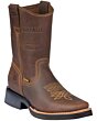 Botas Rodeo Piel Crazy Buffalo & Bull Color Tang