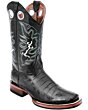 Botas Rodeo Grabado Coco Belly WD Boots 11-308 Color Negro