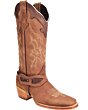Botas Rodeo Tubo Alto De Mujer Color Café WD 11-517