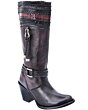 Botas Vaqueras Para Mujer Tiffany Piel Cabra Color Cherry WD 11-527