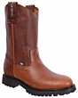 Lug Sole Work Boots Silver Bull 850 Mahogany Color