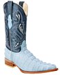 Botas Vaqueras 3X Grabado Cocodrilo Color Baby Blue WD 11-132