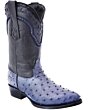 Botas Vaqueras Avestruz Color Blue Jeans WD 11-187