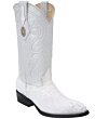 Botas Vaqueras De Cocodrilo Blancas WD 11-205