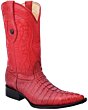 Men's Exotic Crocodile WD Boots 04510-056 Red
