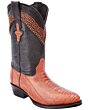 Botas Vaqueras Pata De Avestruz Color Cognac WD 11-216