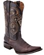 Botas Vaqueras Piel Crazy 3X Color Café WD 11-135