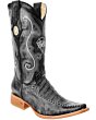 Botas Vaqueras Texana Cocodrilo Negra WD 11-144