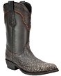 Botas Vaqueras Piel De Tiburón Color Café Horma 900 WD 11-225