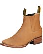 Botines Rodeo Nobuck Liso Color Oro Viejo 126193
