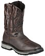 Bota Rodeo Malibu De Trabajo Piel Crazy Color Chocolate 51275