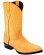 Botas Vaqueras Avestruz Imitación Color Mantequilla WD 11-230