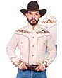 Camisa Charra Beige El Señor De Los Cielos 42882