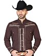 Camisa Café Charra El Señor De Los Cielos 42876