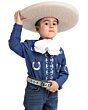 Camisa Charra Para Niño White Diamonds Boots 10-967 Azul