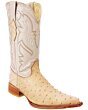 Botas Vaqueras Piel Imitación Avestruz Color Orix WD 11-123
