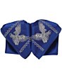 Moño Charro Azul  Bordado Aguila 600121