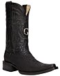 El General 45087 Python Black Boots with Versace Toe