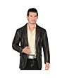 Saco De Moda Brilloso Negro-Dorado Lamasini 35206