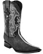 Botas Vaqueras Grabado Mantarraya Negra 3X DW 11-142