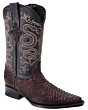 Men's Brown Python Western Boots WD 11-082