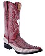 Botas Vaqueras Rojas Con Pedreria Coco Clón WD 11-104