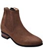 Botines Charros Piel Nubuck Color Café Suela Hule WD 11-703