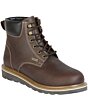 Zapato Waterproof Para Trabajo Con Agujetas Construcción Goodyear Crazy Café 126421