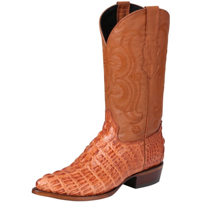 Botas Vaqueras Imitación Caimán 40841 Cognac