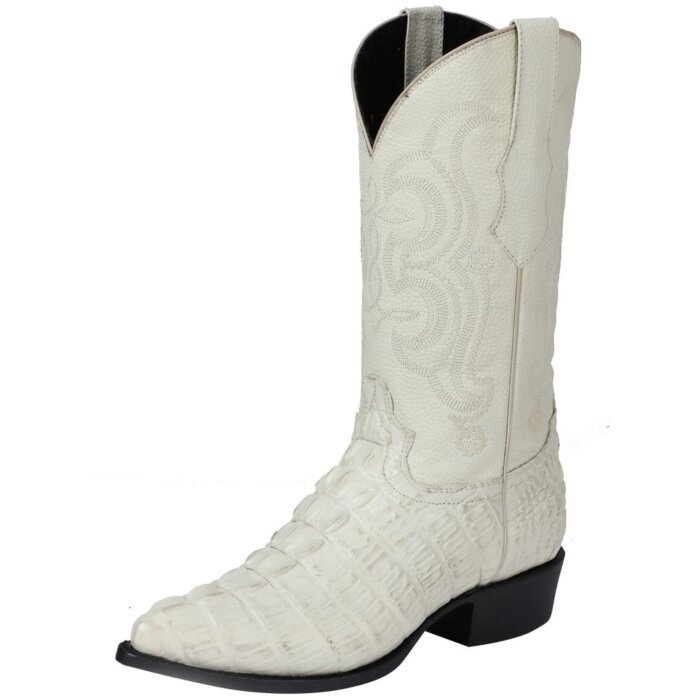 Botas Vaqueras Imitación Caimán 40845 Hueso