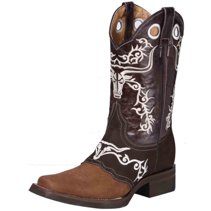 Bota Rodeo El General 34311 Color Camel-Chocolate