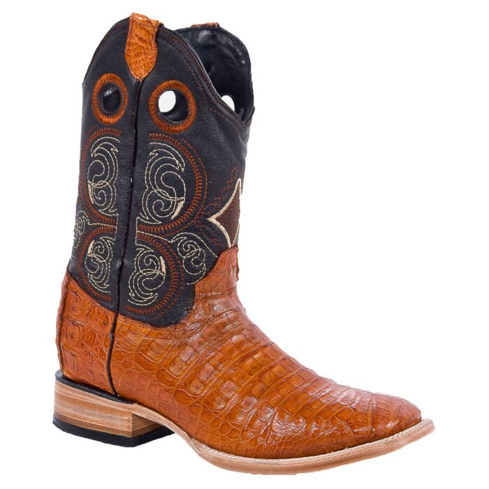 Botas Vaqueras Coco Belly Americana Color Cognac WD 11-259