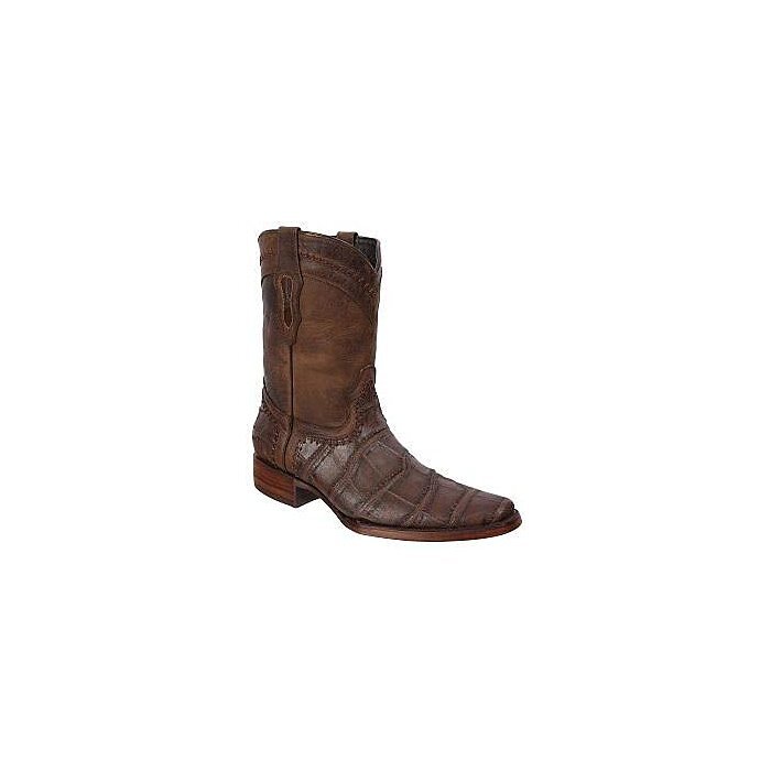Bota Casual Hombre, Imitación Piel Caimán Joe Boots 416 Café o negro