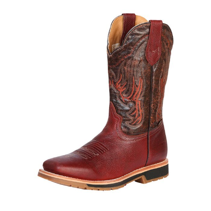 Botas Rodeo De Trabajo Establo Color Shedron 41541