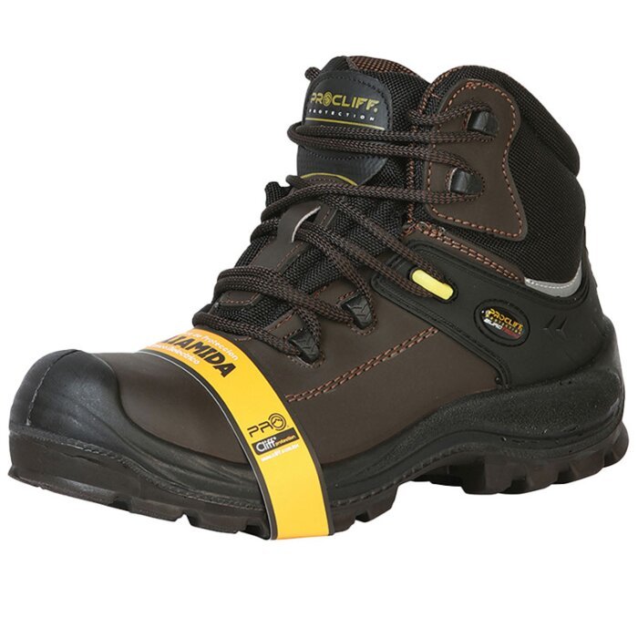 Botines De Trabajo Dielectric Toe Café Cliff 91604 Color Café