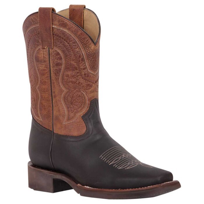 BOTAS RODEO EL GENERAL POLY-ATL-38 PIEL BOVINO CRAZY COLOR CHOCOLATE