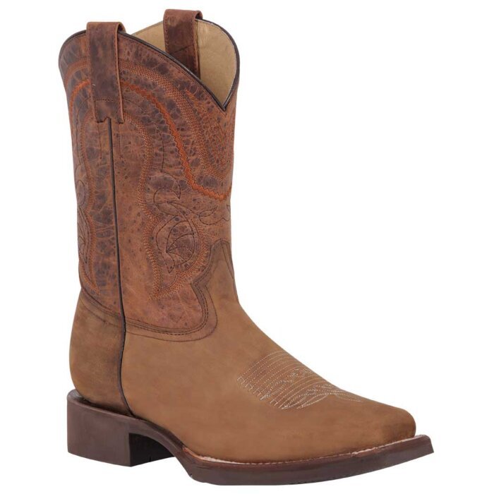 BOTAS RODEO EL GENERAL POLY-ATL-39 PIEL BOVINO CRAZY COLOR TAN