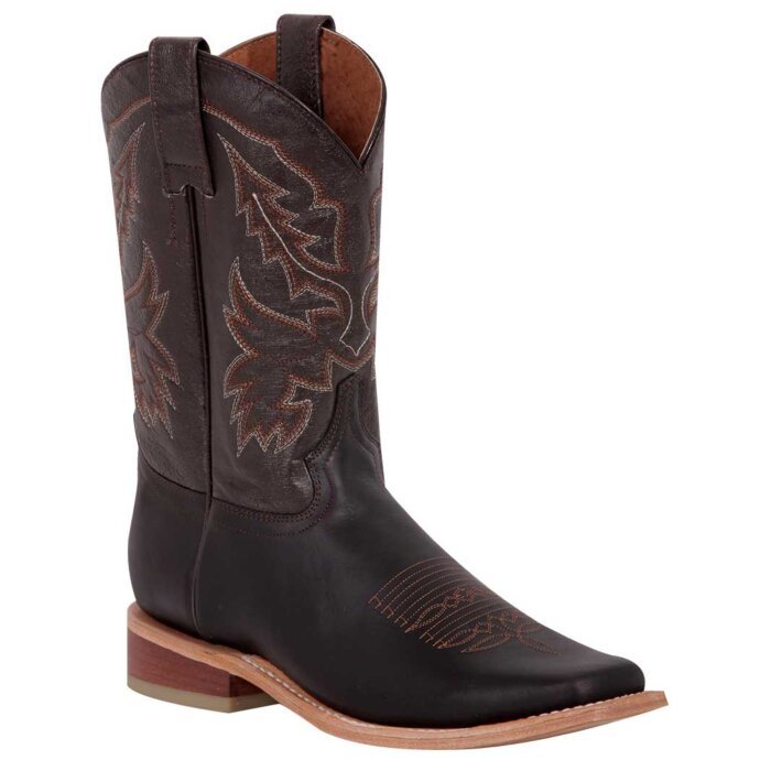 BOTAS RODEO EL GENERAL TXS-19-44 PIEL BOVINO CRAZY COLOR CHOCOLATE