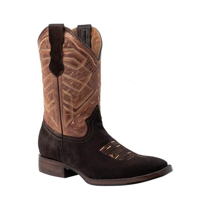 Bota Rodeo Joe Boots Nobuck County Con Pelo 521 Café