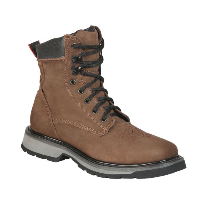 Botas De Trabajo Welt Completo Tipo Táctica Color Tabaco