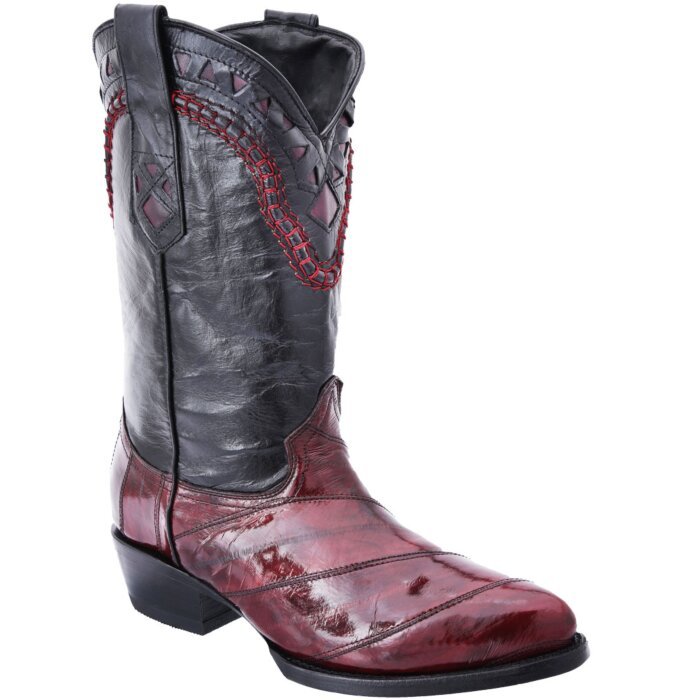 Botas Vaqueras Anguila Color Vino WD 11-222