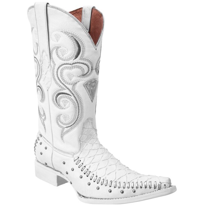 Botas Para Hombre Blancas Clón Oso Hormiguero Tejida WD 11-108