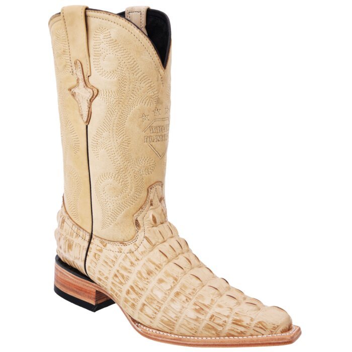 Botas Vaqueras 3X Grabado Cocodrilo Color Orix WD 11-129