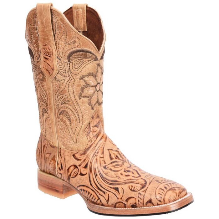 Bota Rodeo Piel Cincelada Joe Boots 569 Natural