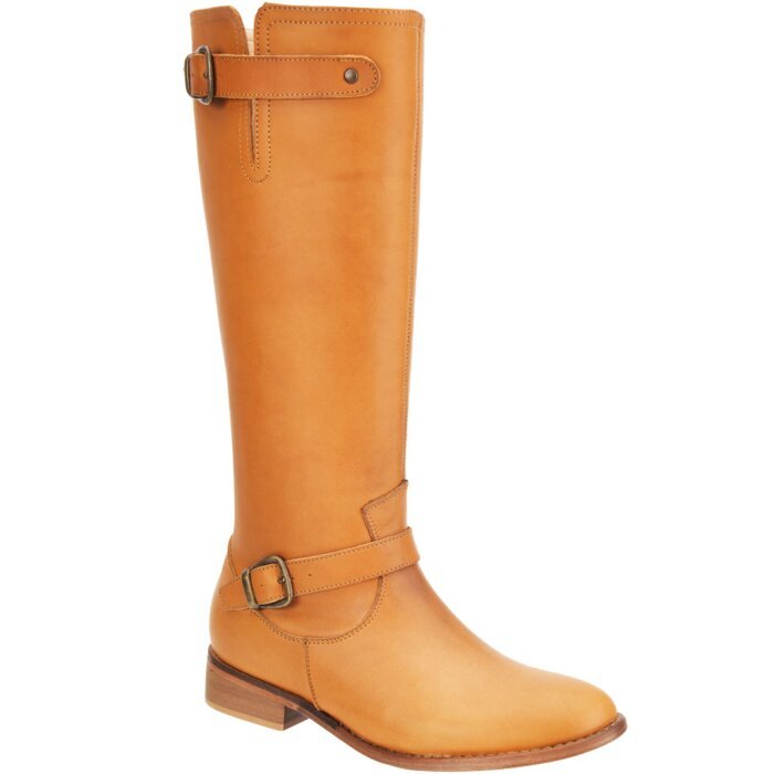 Botas Camperas Altas De Mujer Color Miel WD 11-465