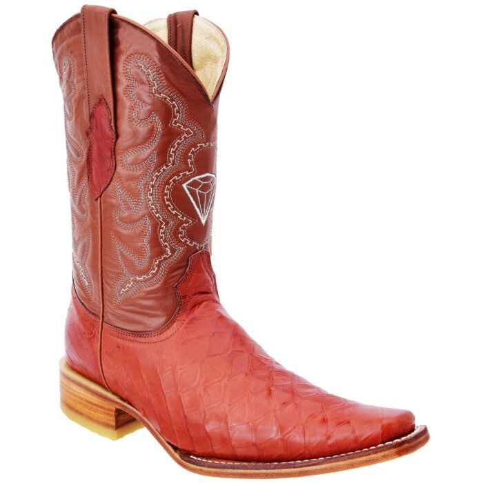 Botas Vaqueras Grabado Oso Hormiguero Color Cognac WD 11-167